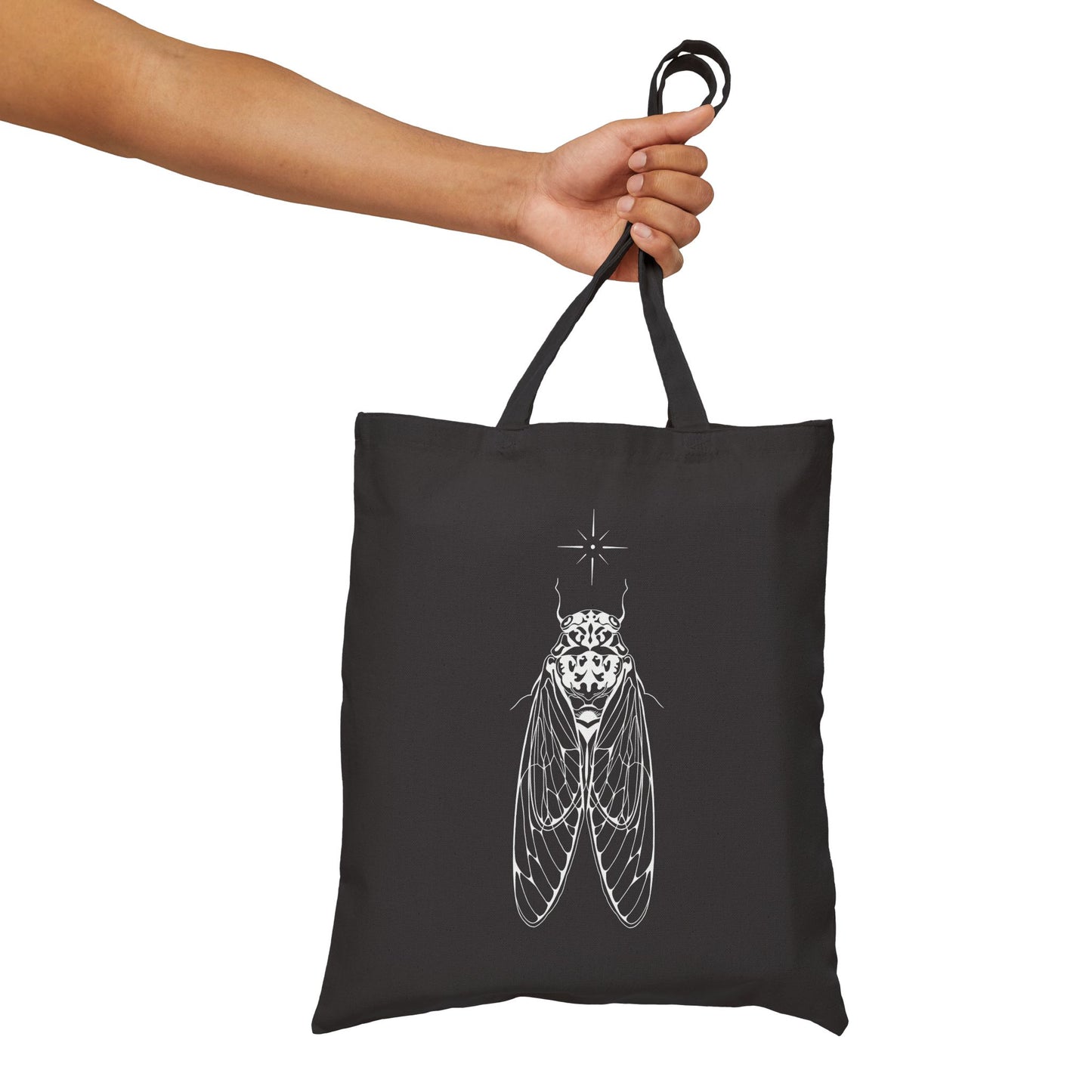 cicada cotton tote