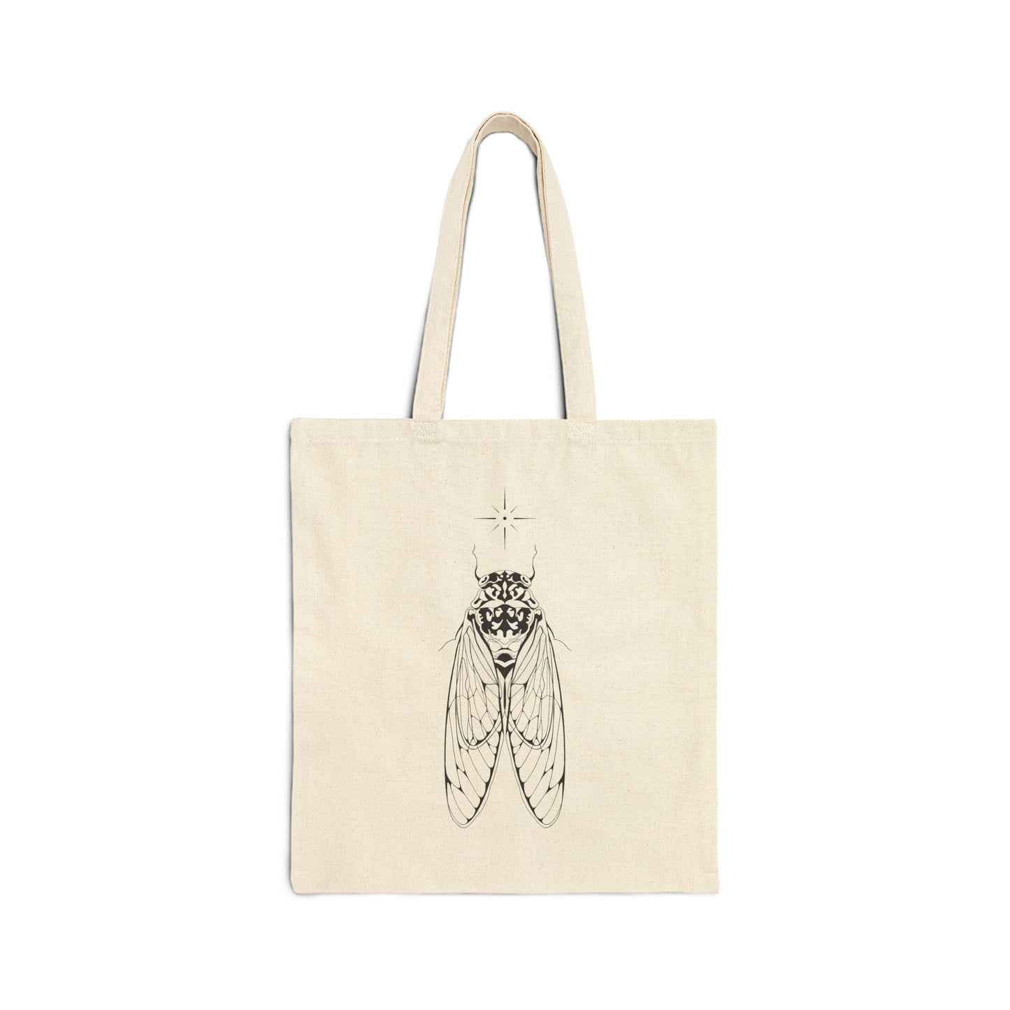 cicada cotton tote
