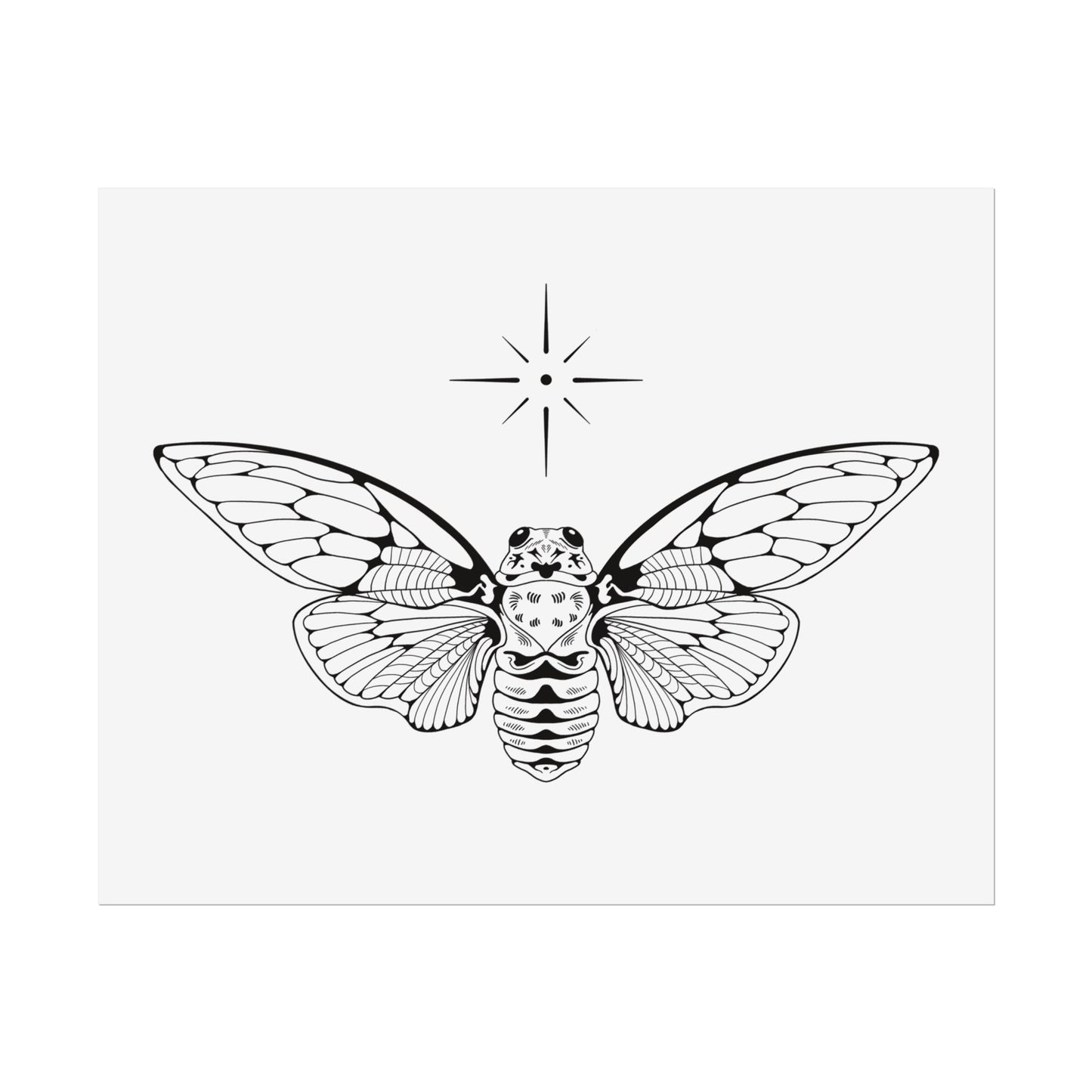 ghost cicada print