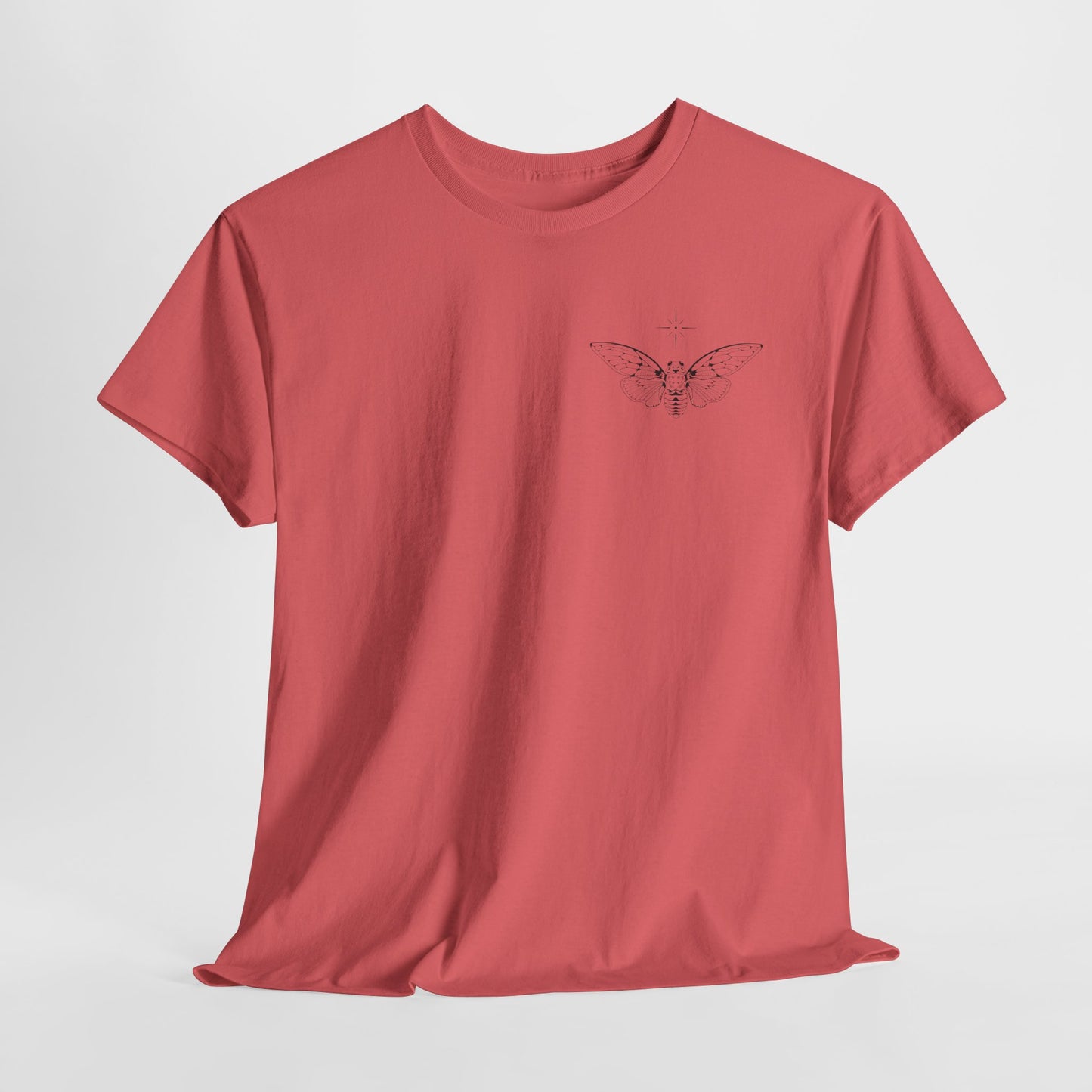 ghost cicada heavy cotton tee