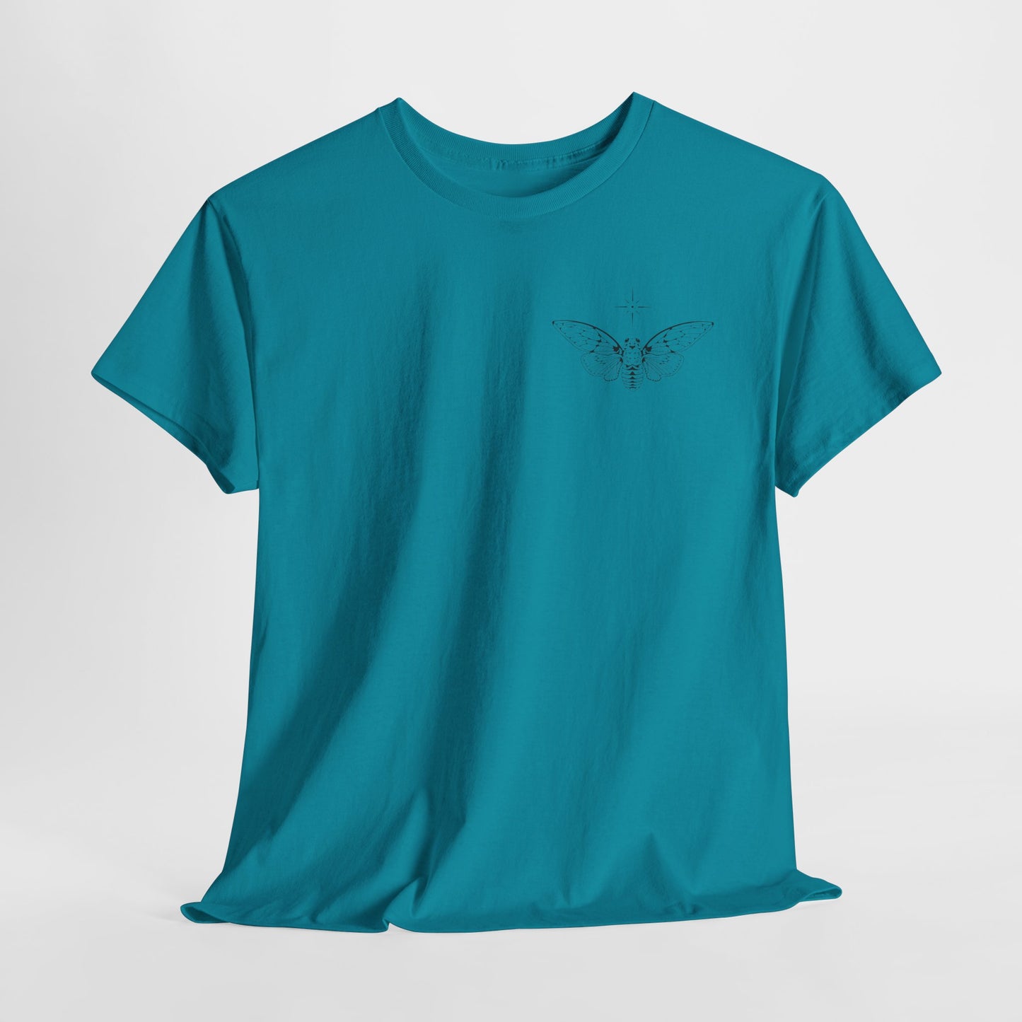 ghost cicada heavy cotton tee