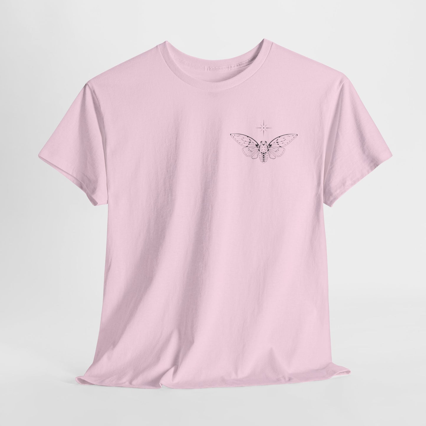 ghost cicada heavy cotton tee
