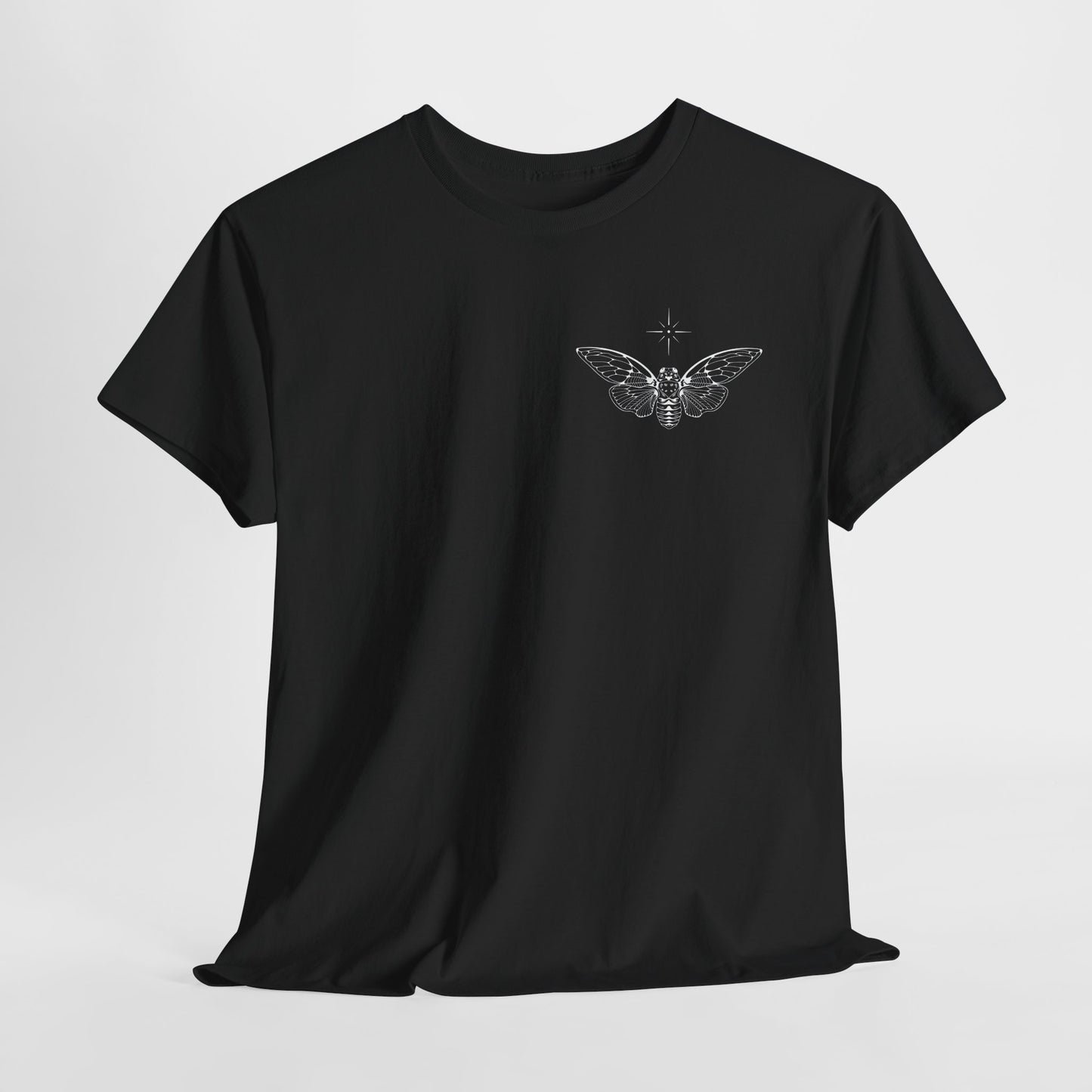 ghost cicada heavy cotton tee