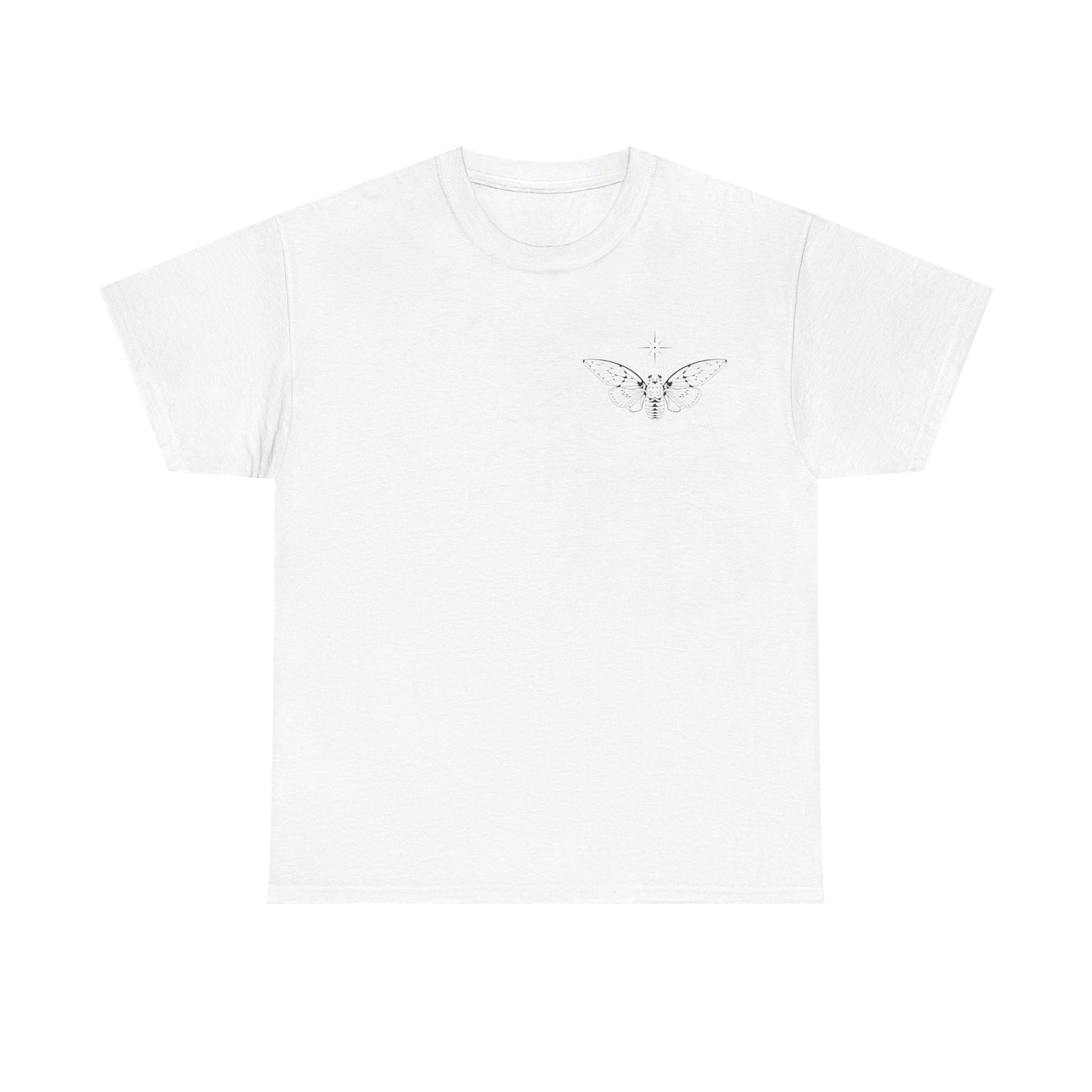 ghost cicada heavy cotton tee