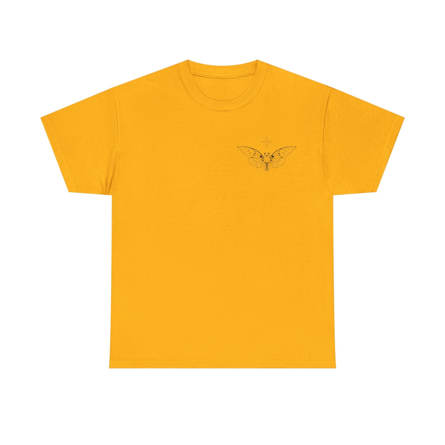 ghost cicada heavy cotton tee