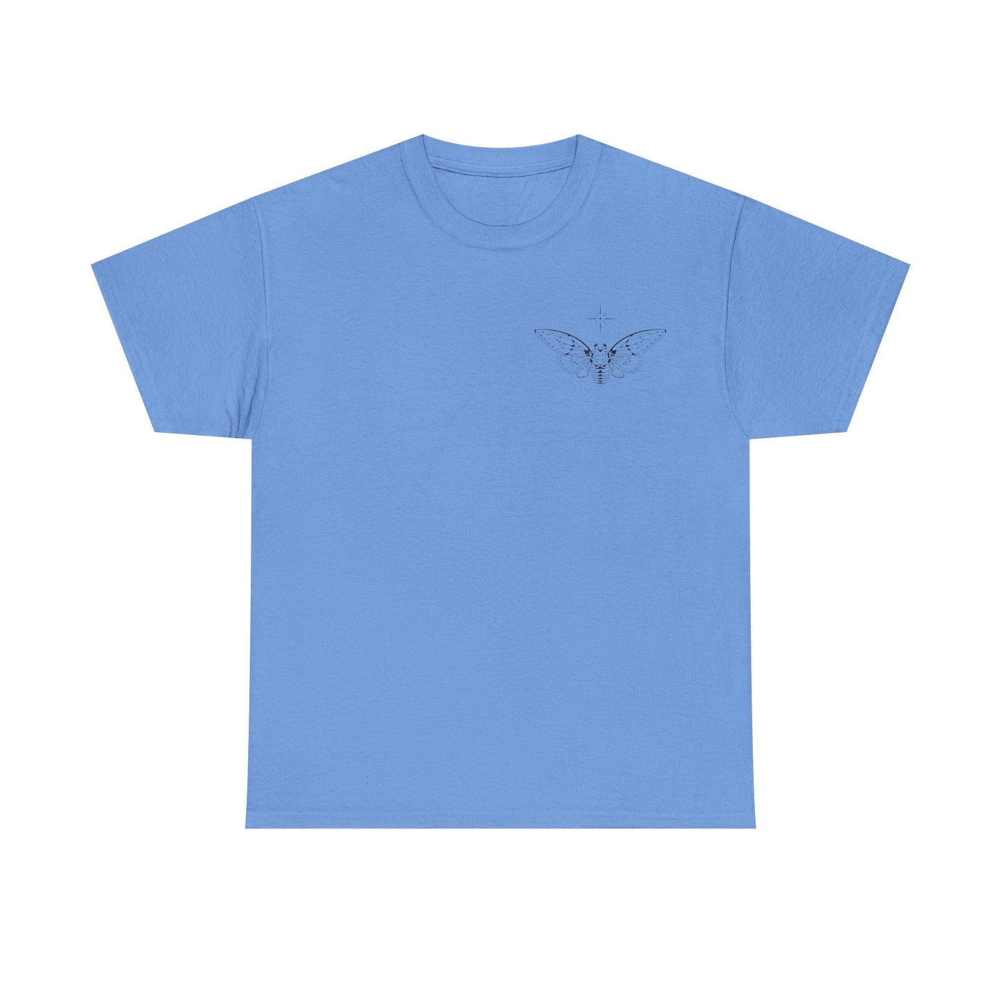 ghost cicada heavy cotton tee