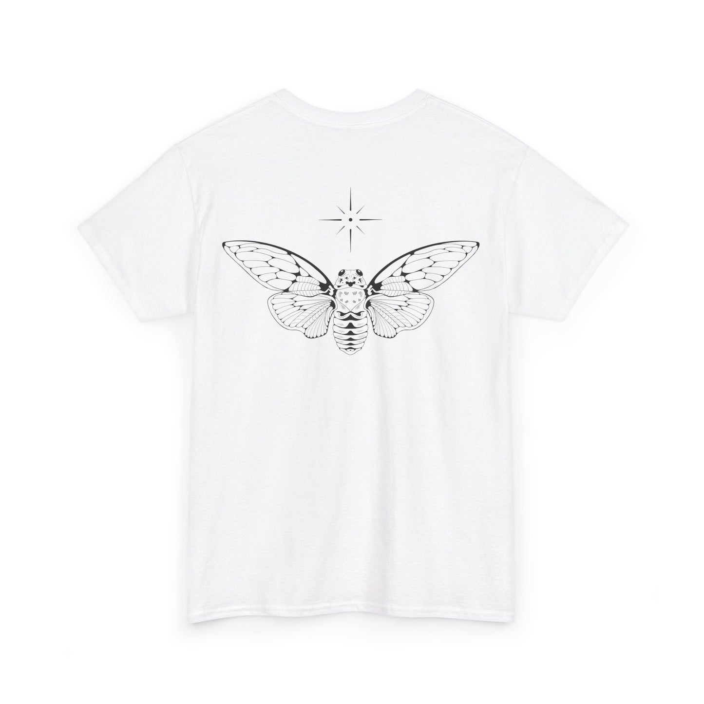ghost cicada heavy cotton tee
