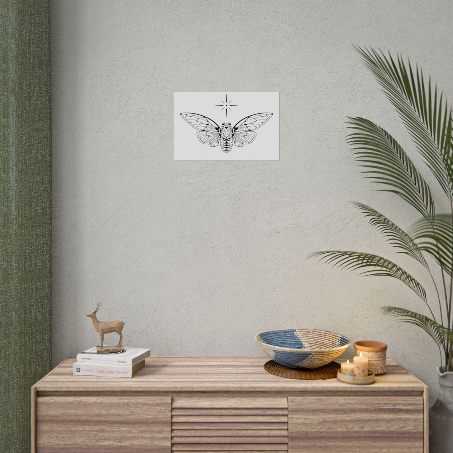 ghost cicada print