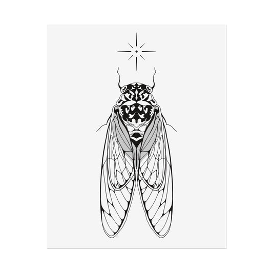 double drummer cicada print