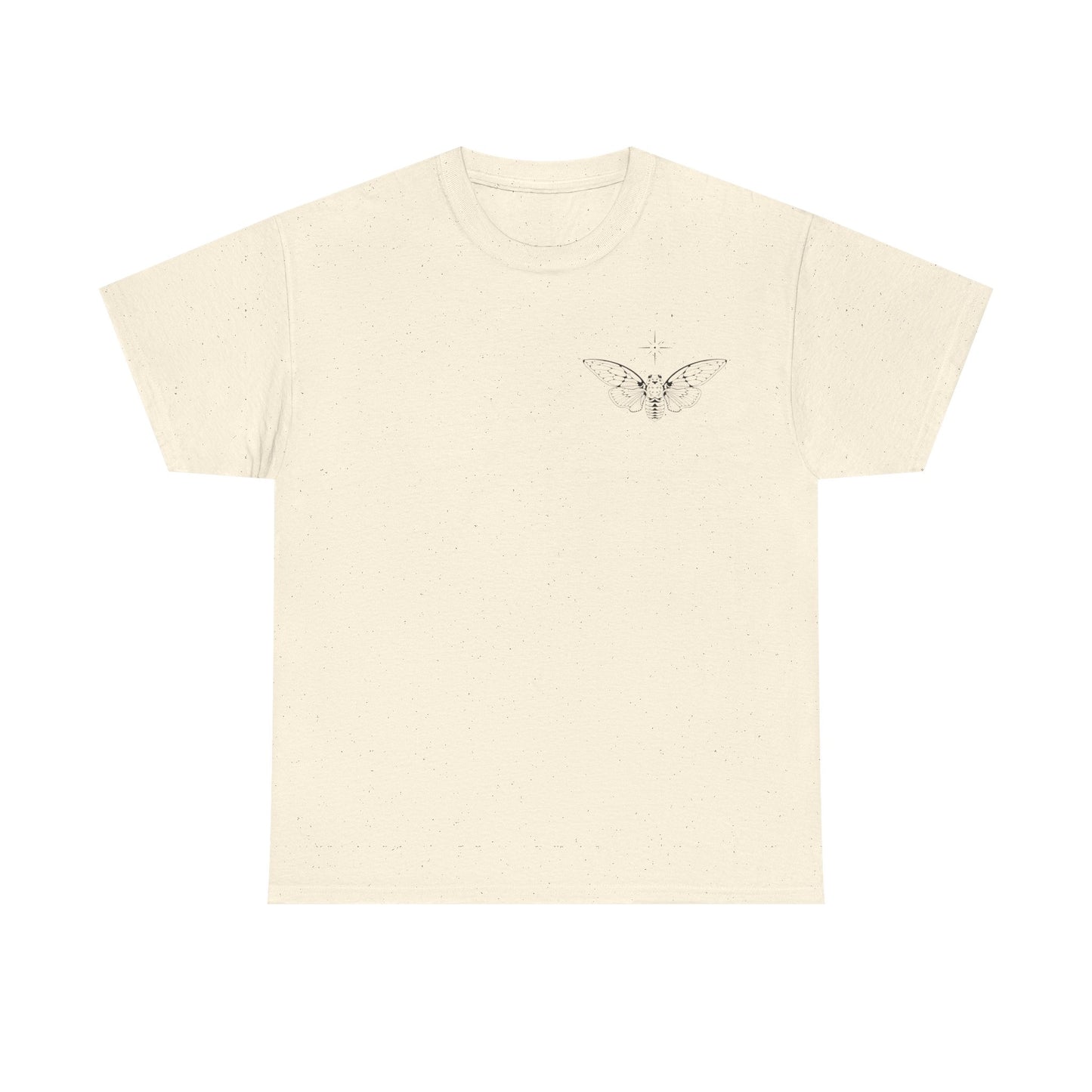 ghost cicada heavy cotton tee