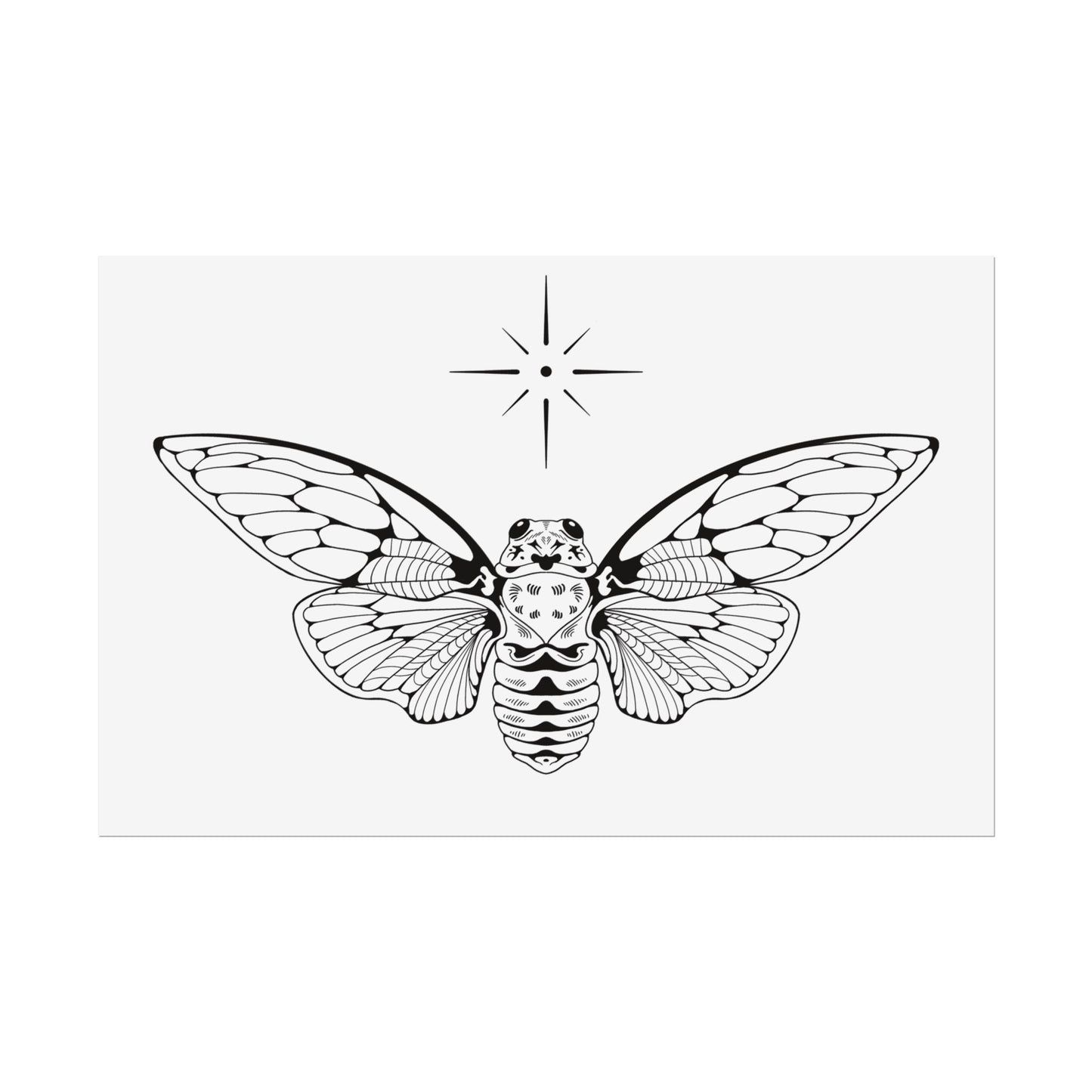 ghost cicada print