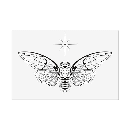 ghost cicada print