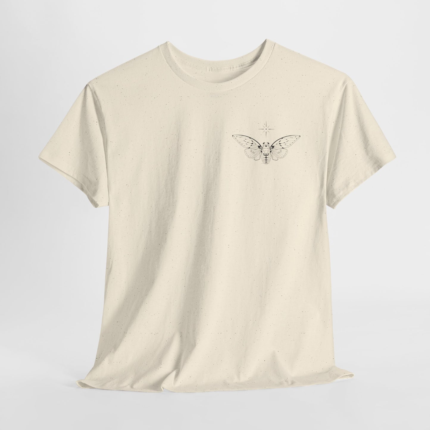 ghost cicada heavy cotton tee