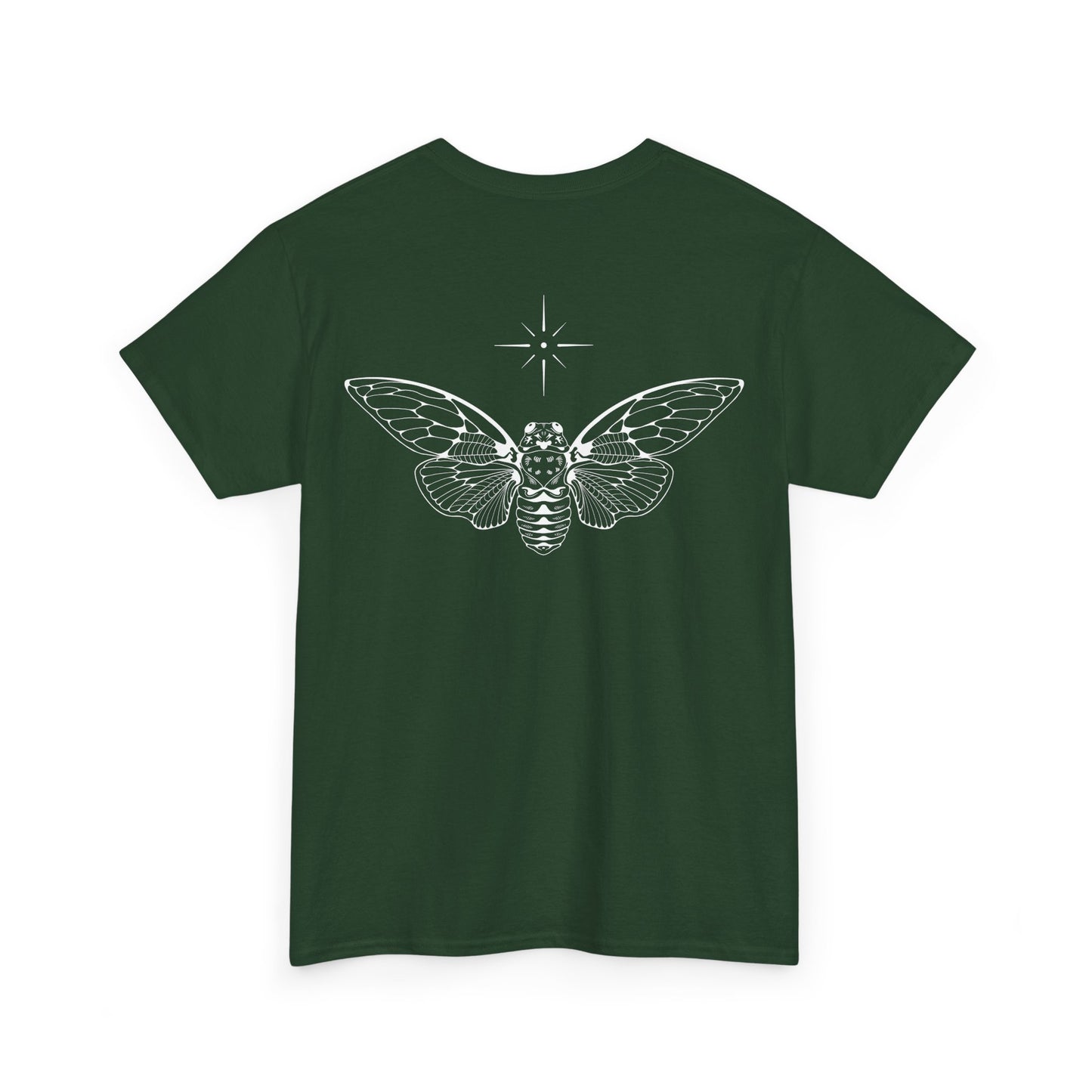 ghost cicada heavy cotton tee