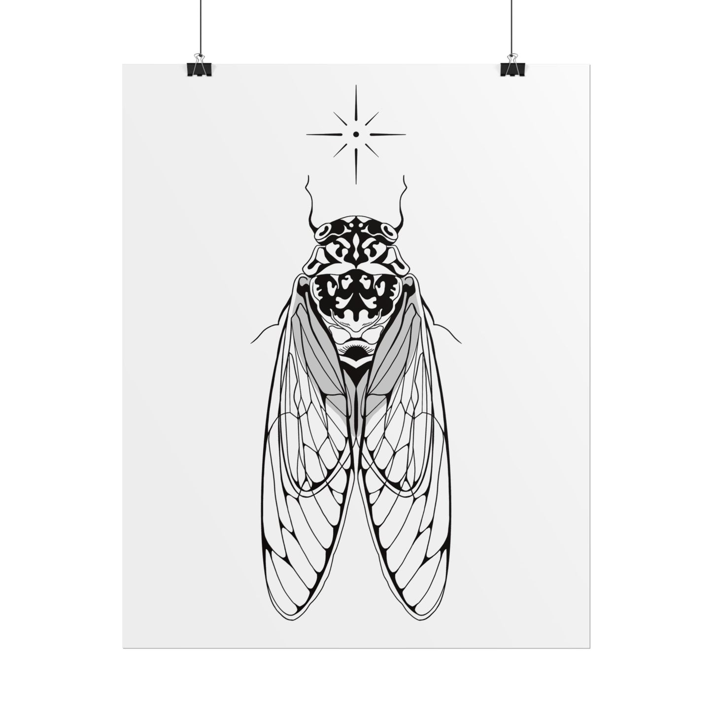 double drummer cicada print