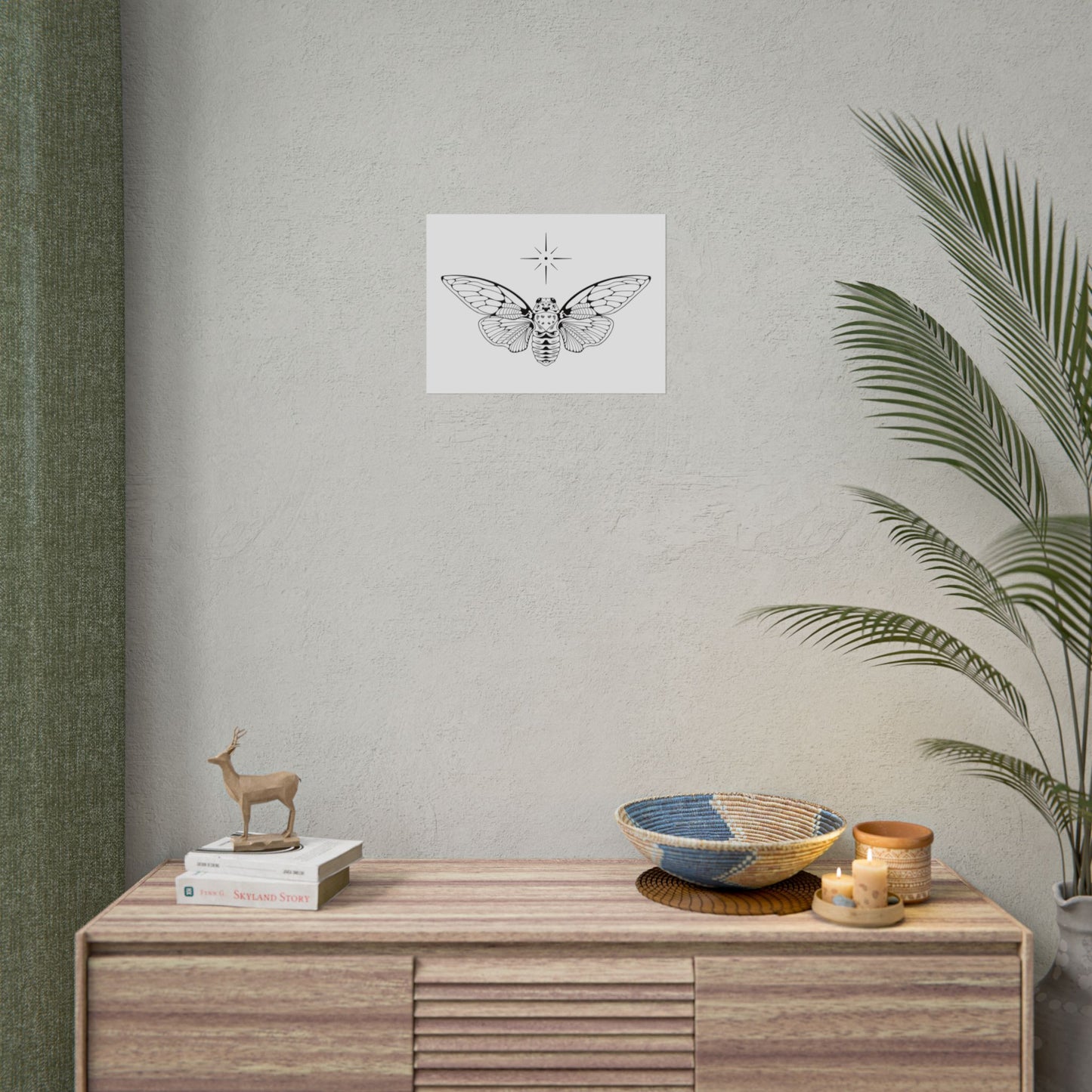 ghost cicada print