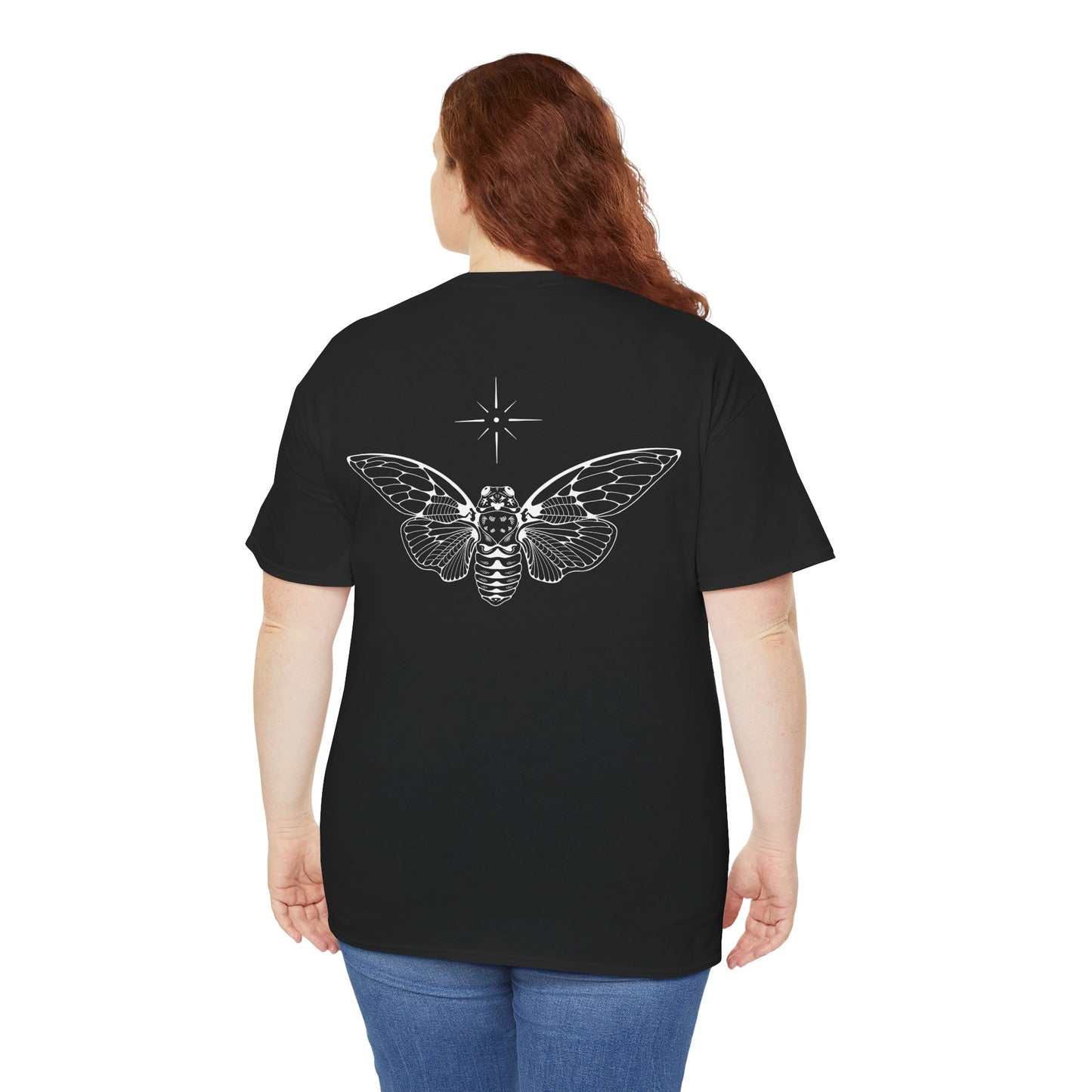 ghost cicada heavy cotton tee