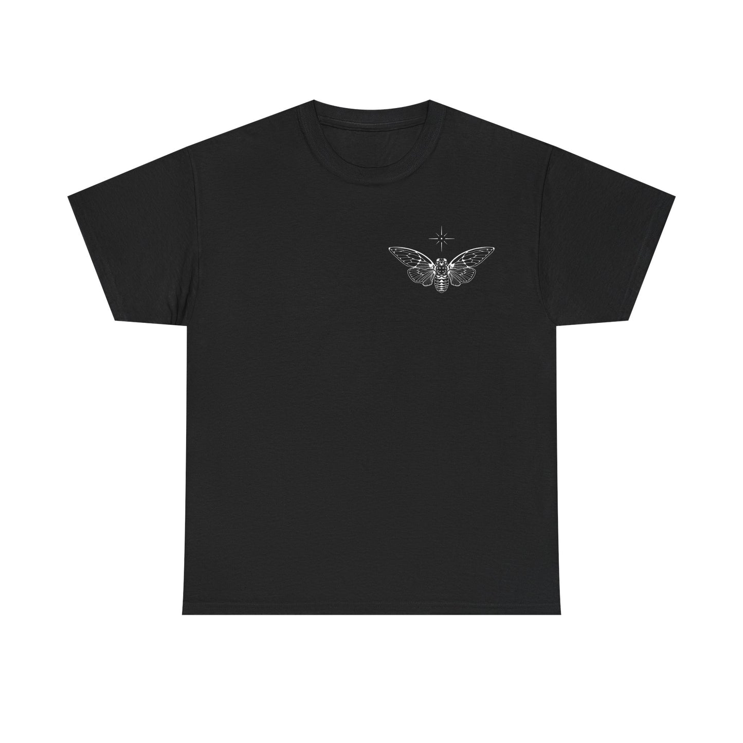 ghost cicada heavy cotton tee
