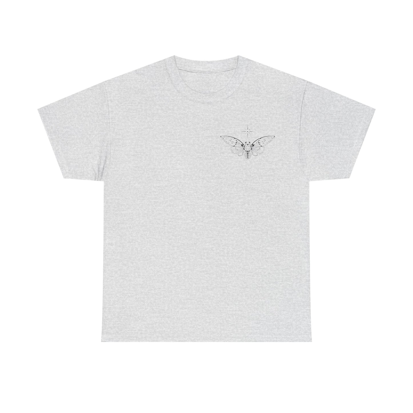 ghost cicada heavy cotton tee