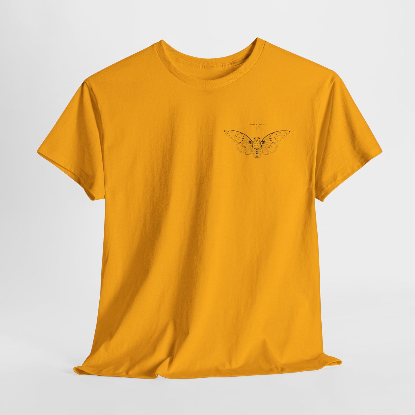 ghost cicada heavy cotton tee