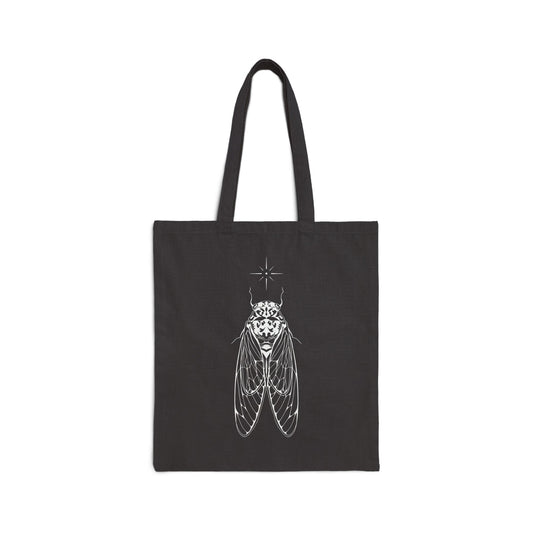 cicada cotton tote