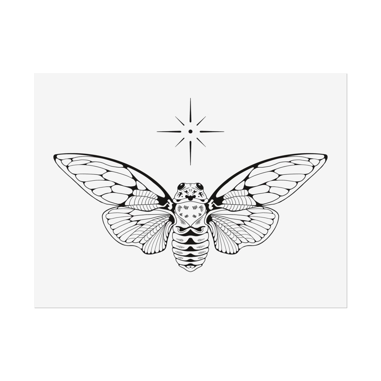 ghost cicada print