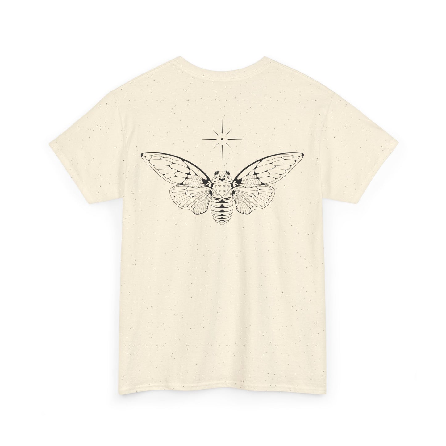 ghost cicada heavy cotton tee