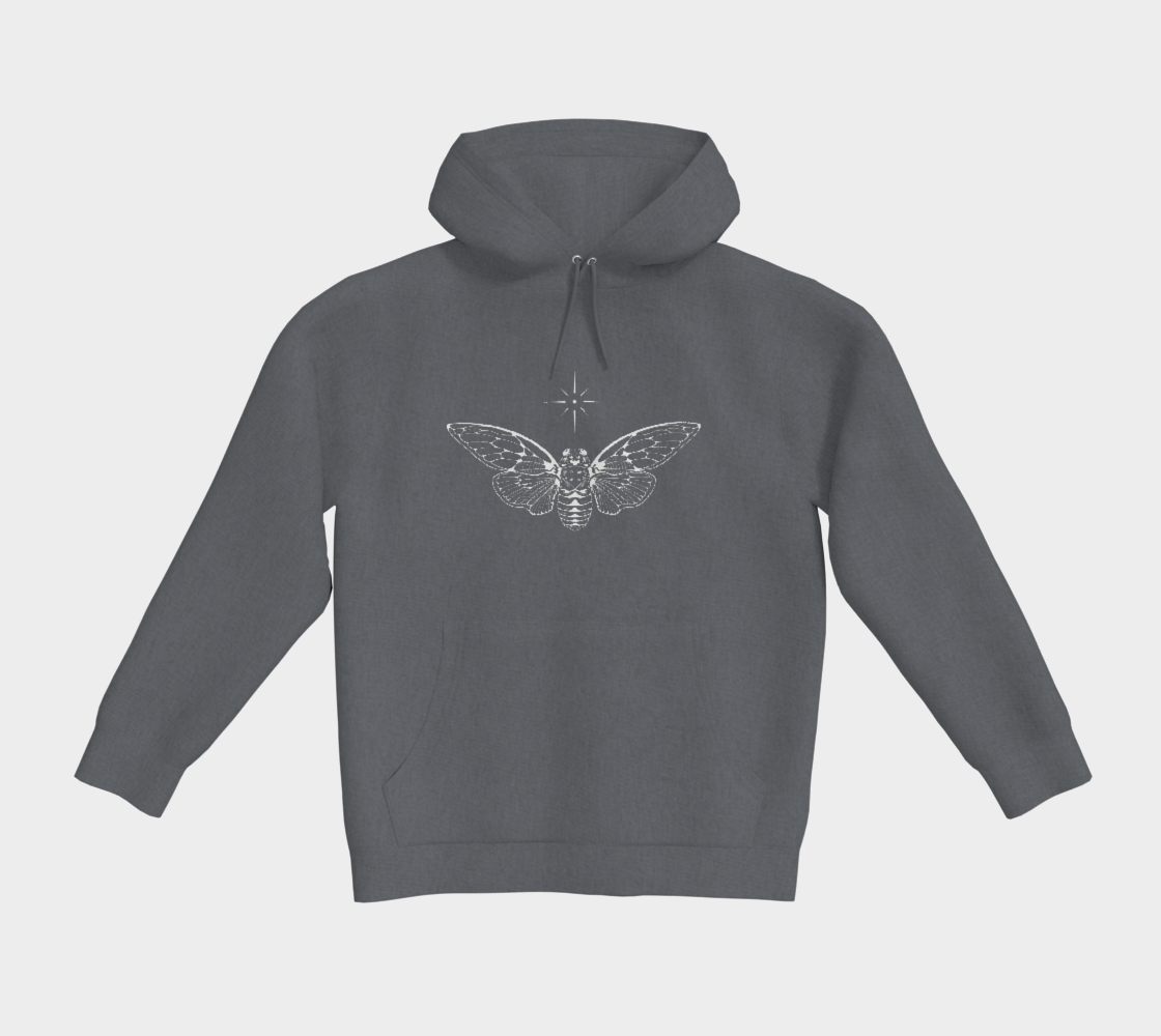 ghost cicada hoodie